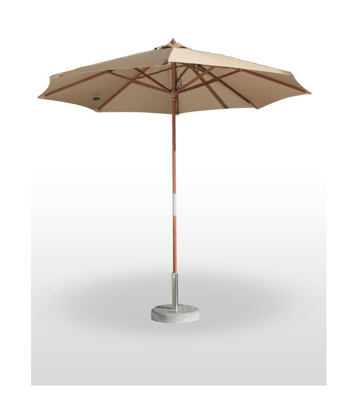 Parasol Extensible Madera 270 Ø