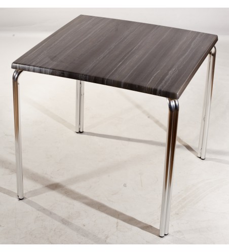 Mesa Acapulco-2 con tablero Werzalit Tempera Silber