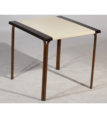 Mesa Acapulco-2 Bambú con tablero Werzalit Wengué-Crema