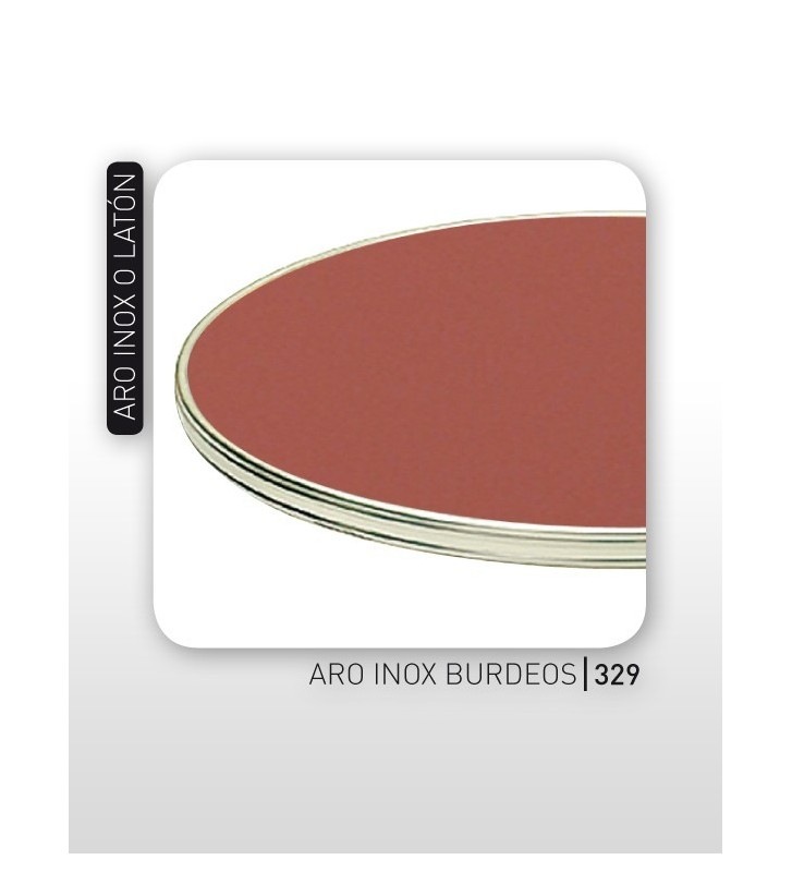 Aro Inox o Latón Burdeos